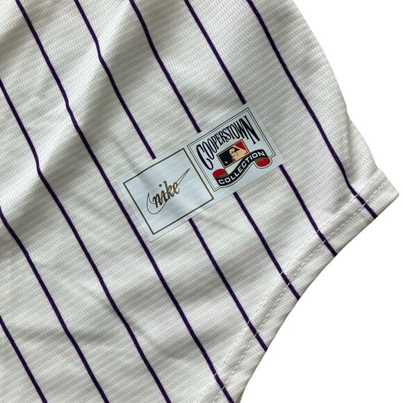 Nike Jersey L White Luis Gonzalez 20 Cooperstown AZ Diamondbacks MLB Baseball - Picture 5 of 11